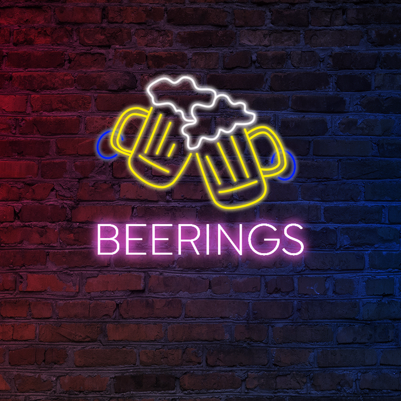 What role does nostalgic illuminated decor play in creating a retro atmosphere?