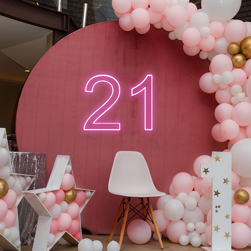 What are creative ways to use bright displays for special occasions?