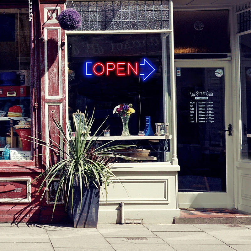 Open Neon Sign