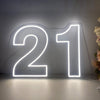 21st Birthday Party Neon Sign