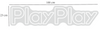 PlayPlay neon sign