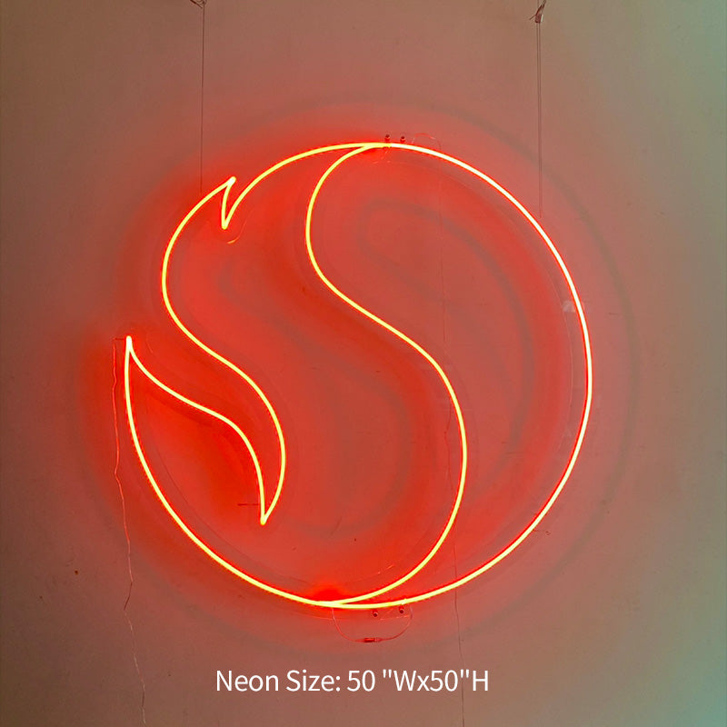 LED logo neon light