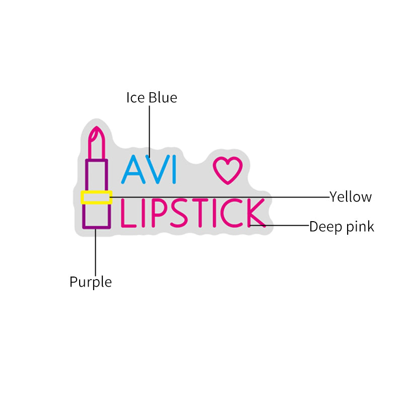 Custom Lipstick Neon Sign