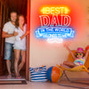 Best Dad in the World Neon Sign