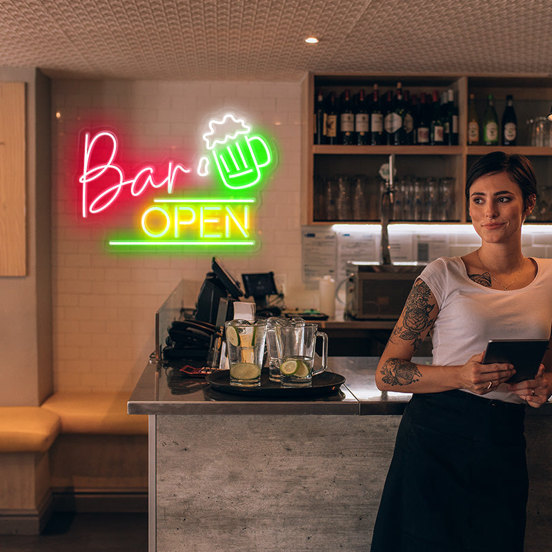 Personalised Bar Open Sign