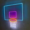 Basketball Hoop Neon Wall Art