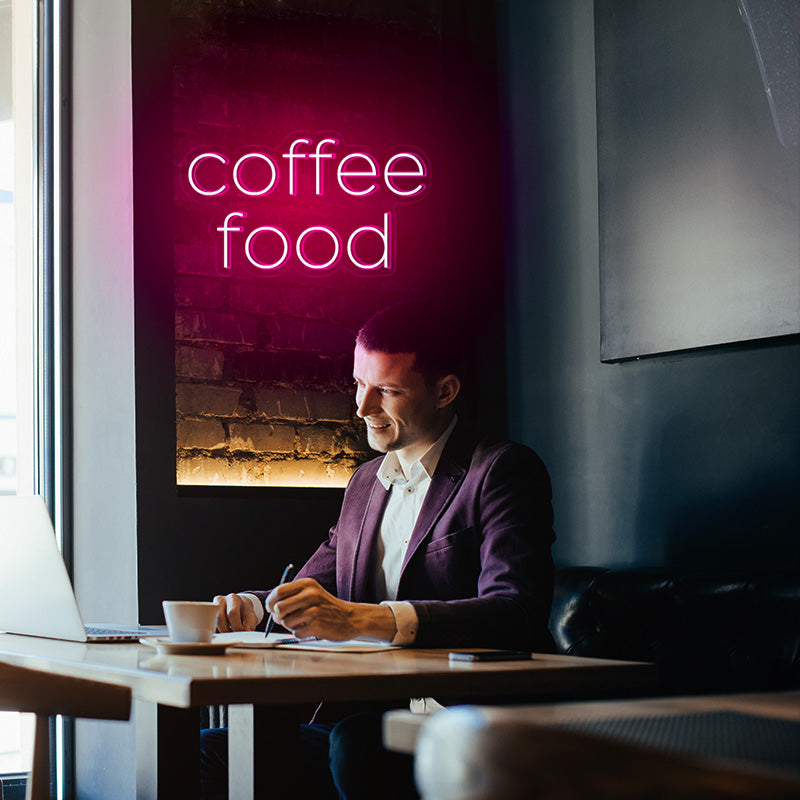 Coffee Food LED neon sign