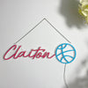 Basketball Name Neon Art for Kid's Room