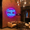 Cocktails & Dreams LED neon sign