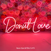 Donut Love neon sign