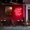 I need more coffee neon art