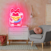 Cute Lucky Cat Neon Sign