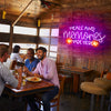 Meals and Memories Made Here LED Neon Sign