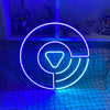 Play button neon light sign