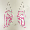 Celestial Angel Wings Neon Wall Art
