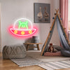 Alien Spaceship Neon light
