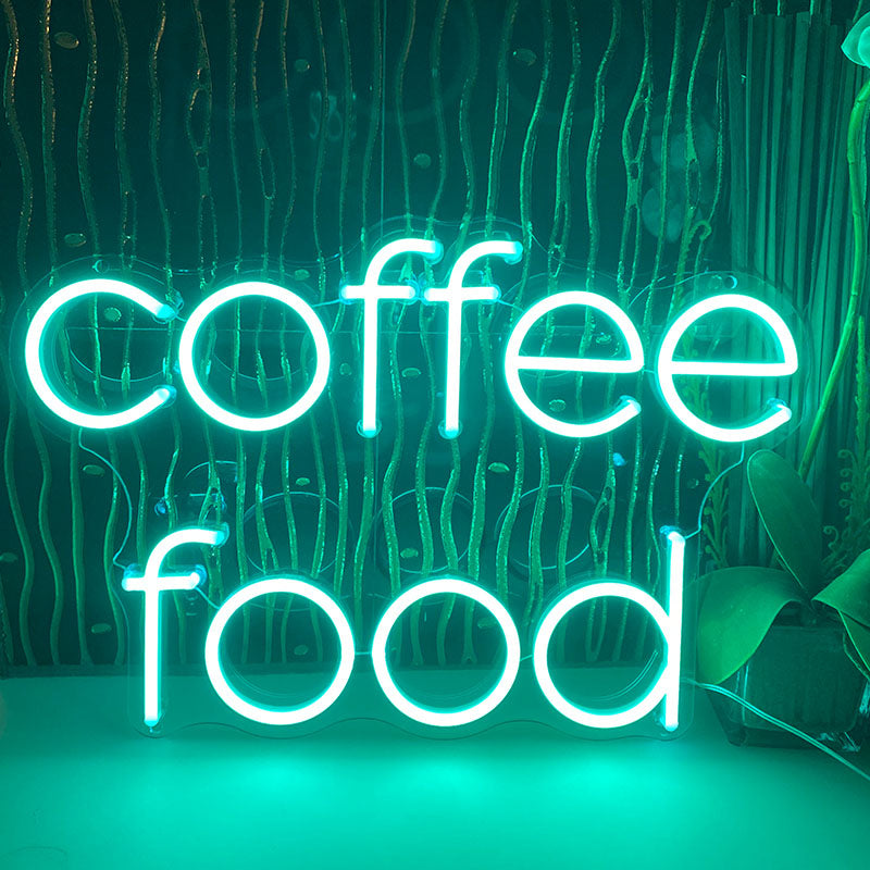 Coffee Food LED neon sign