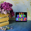 Colourful Happy Birthday Neon