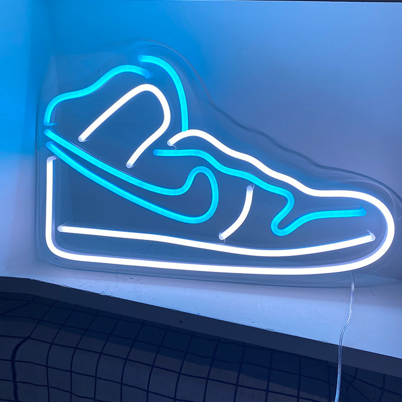 personalized glow shoe neon light