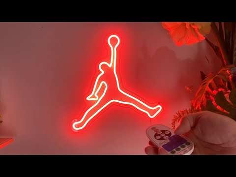 Basketball Legend Jordan Neon Light