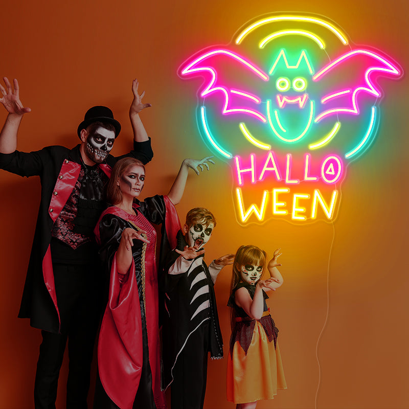 Hello ween Neon lights - neonpartys