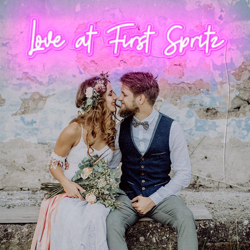 Love at first spritz neon signs