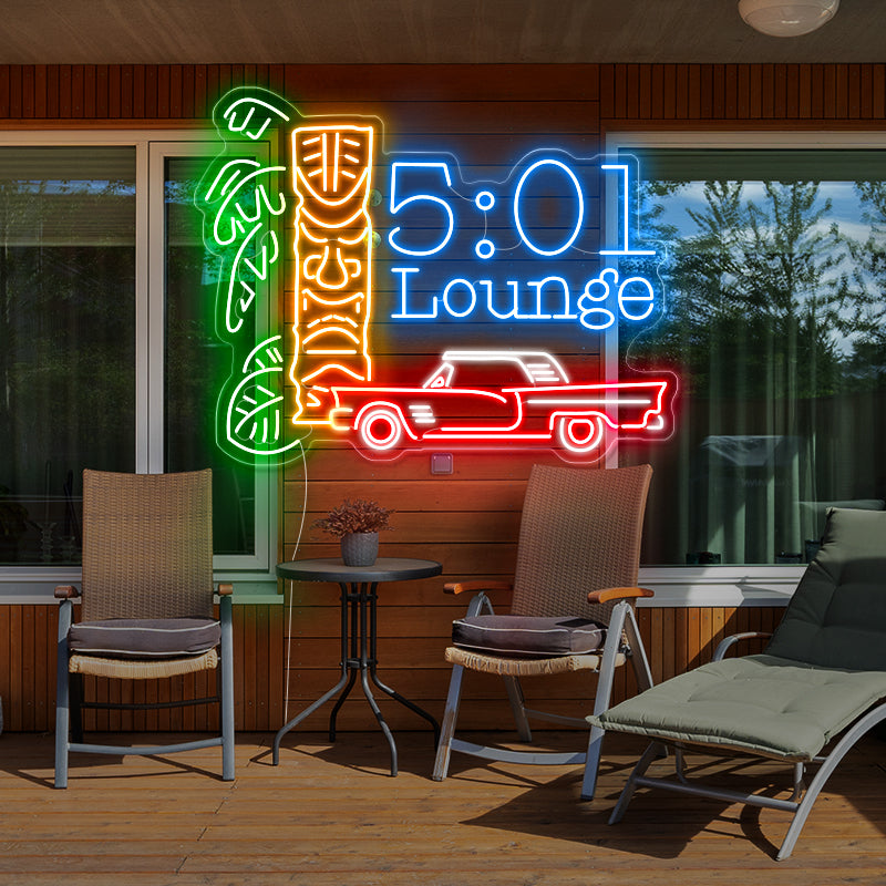 large Lounge Neon lights