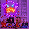 Angry Booo! Ghost Neon Light
