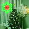 Creative Xmas Outdoor Lights Snowflakes Neon Light Store Decorates