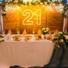 21st Birthday Party Neon Sign