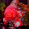 21st Birthday party neon Sign | 21