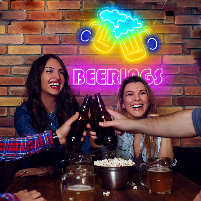 cheers neon sign - neonpartys
