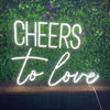 Cheers to Love Bridal Shower Neon Light