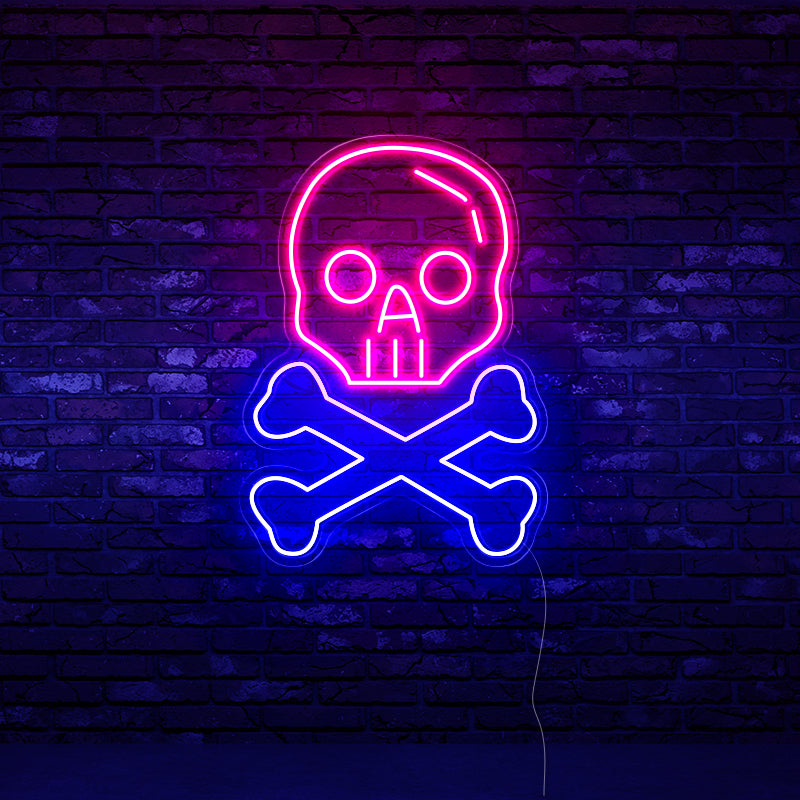 Halloween skeleton neon sign - neonpartys