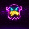 Angry Booo! Ghost Neon Light