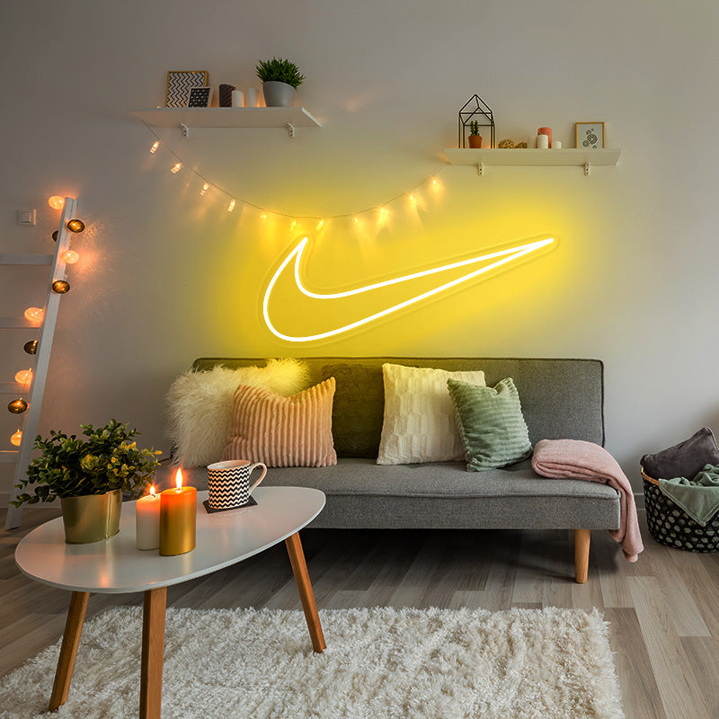 neon sign for shoes shop
