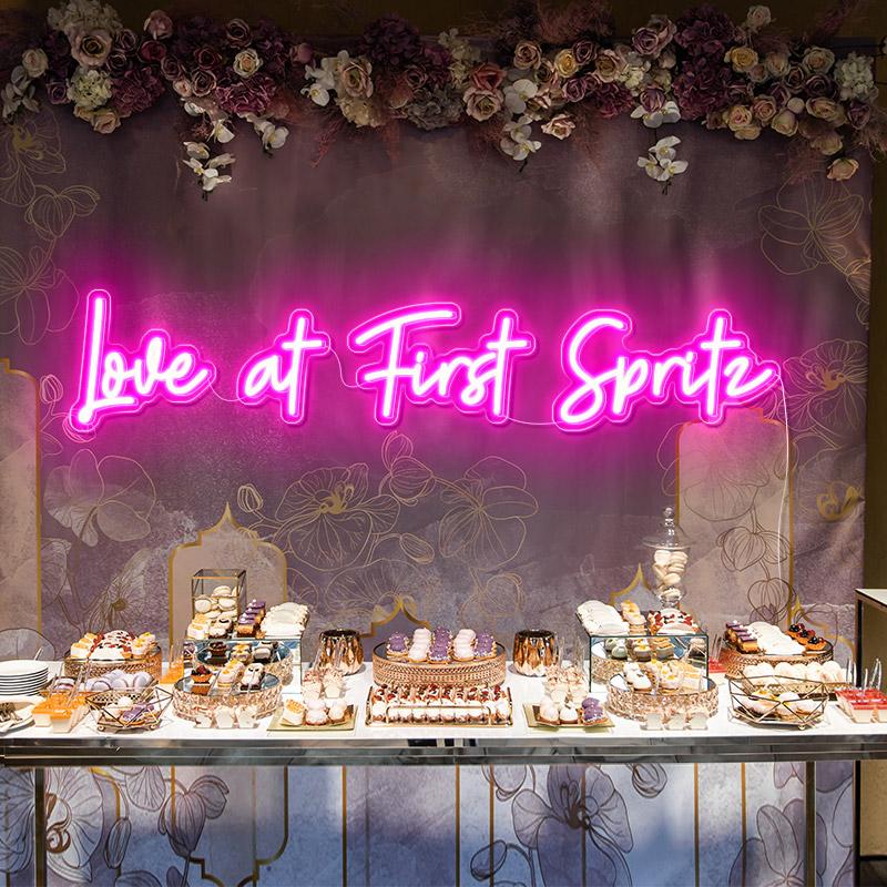 Love at first spritz neon signs