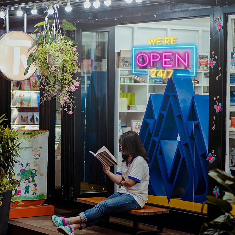 We're Open 24/7 Neon Light - neonpartys