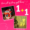 Cool Snowman & Reindeer Xmas gift box