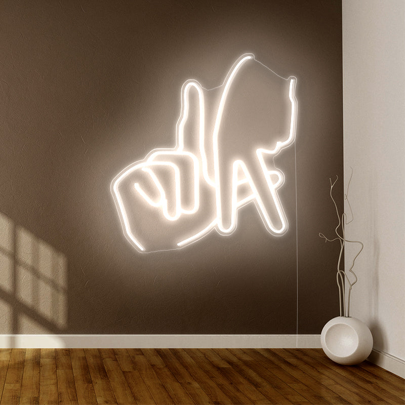 Personality finger neon - neonpartys
