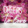 Cheers to Love Bridal Shower Neon Light