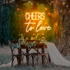 Cheers to Love Bridal Shower Neon Light