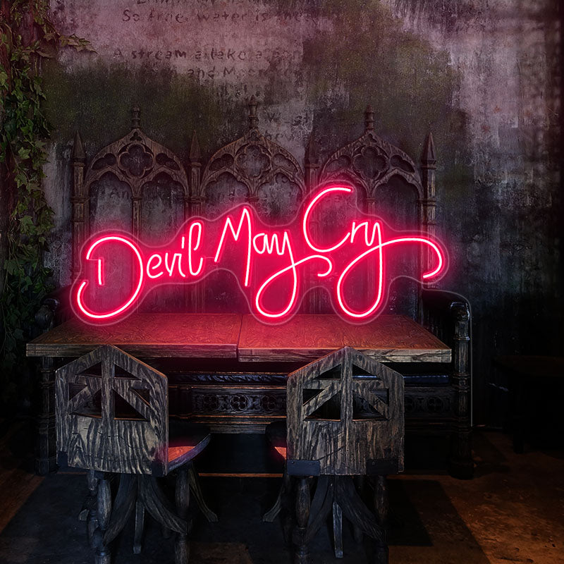 devil may cry neon sign - neonpartys