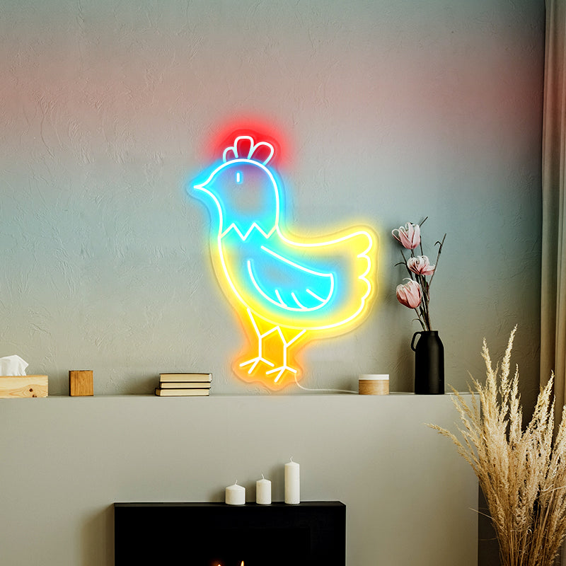Easter hatching chick neon sign - neonpartys