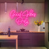 good vibes only neon sign - neonpartys