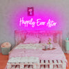 "Happy Ever After" Neon Sign for Reception Party