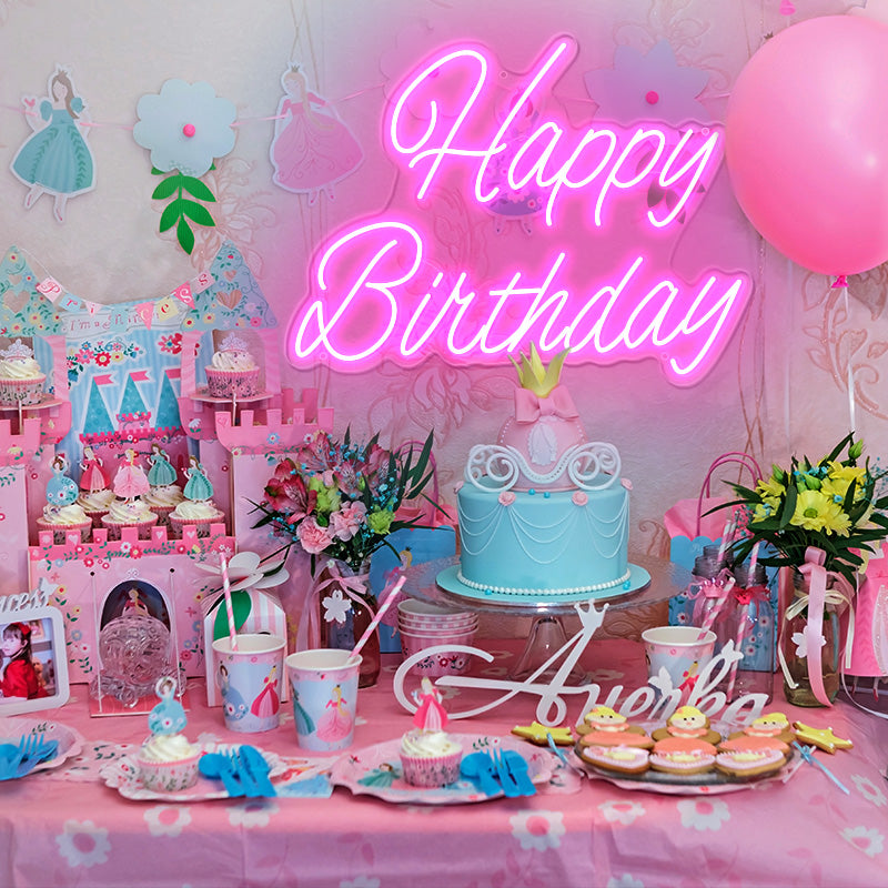 Happy Birthday neon Sign - neonpartys
