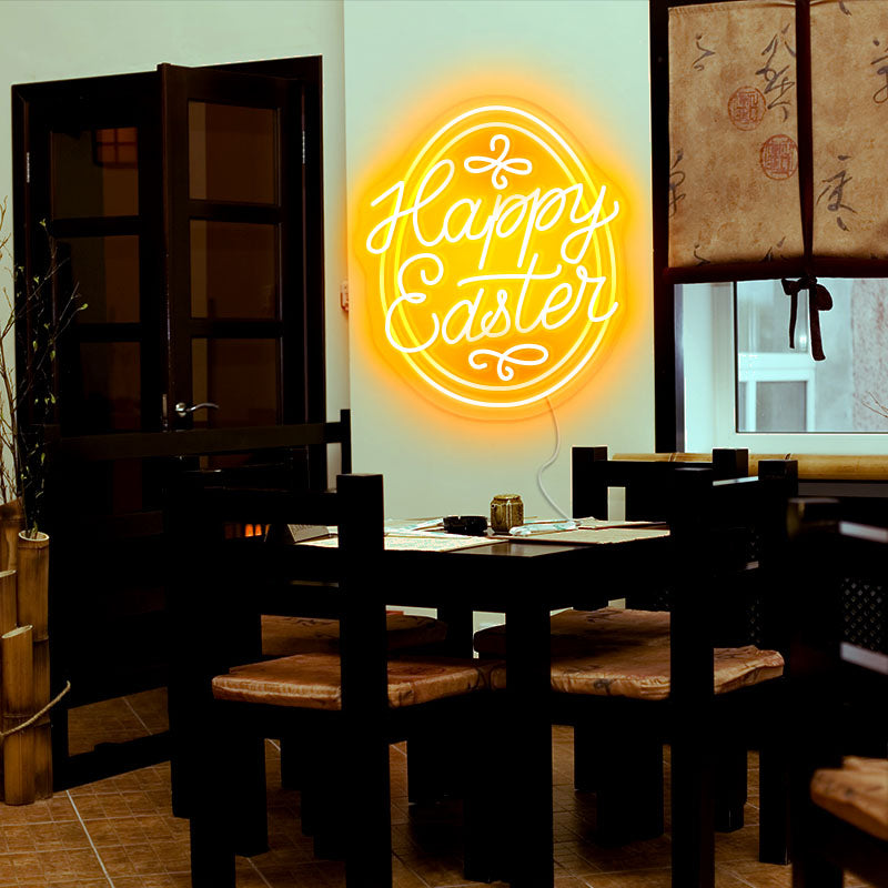 Happy Easter&eggs neon - neonpartys