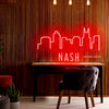 Nashville skyline Sign - neonpartys