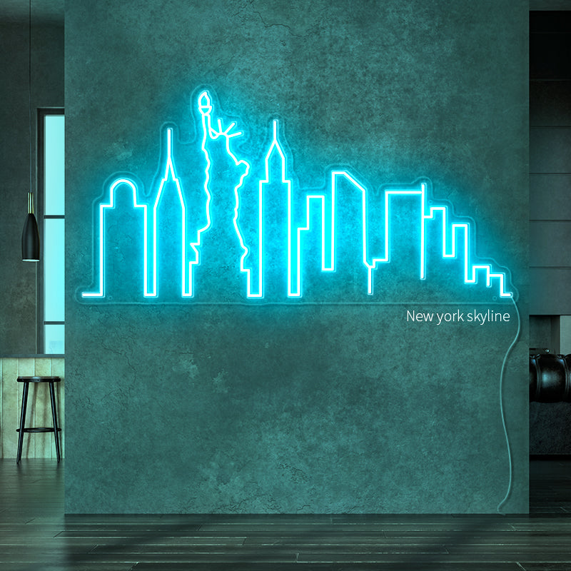 New york skyline - neonpartys